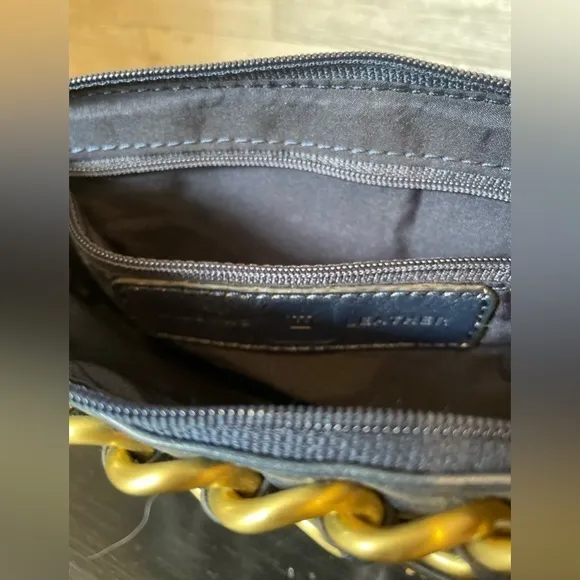 Wilson‎ leather navy blue wristlet NWT - Image 3