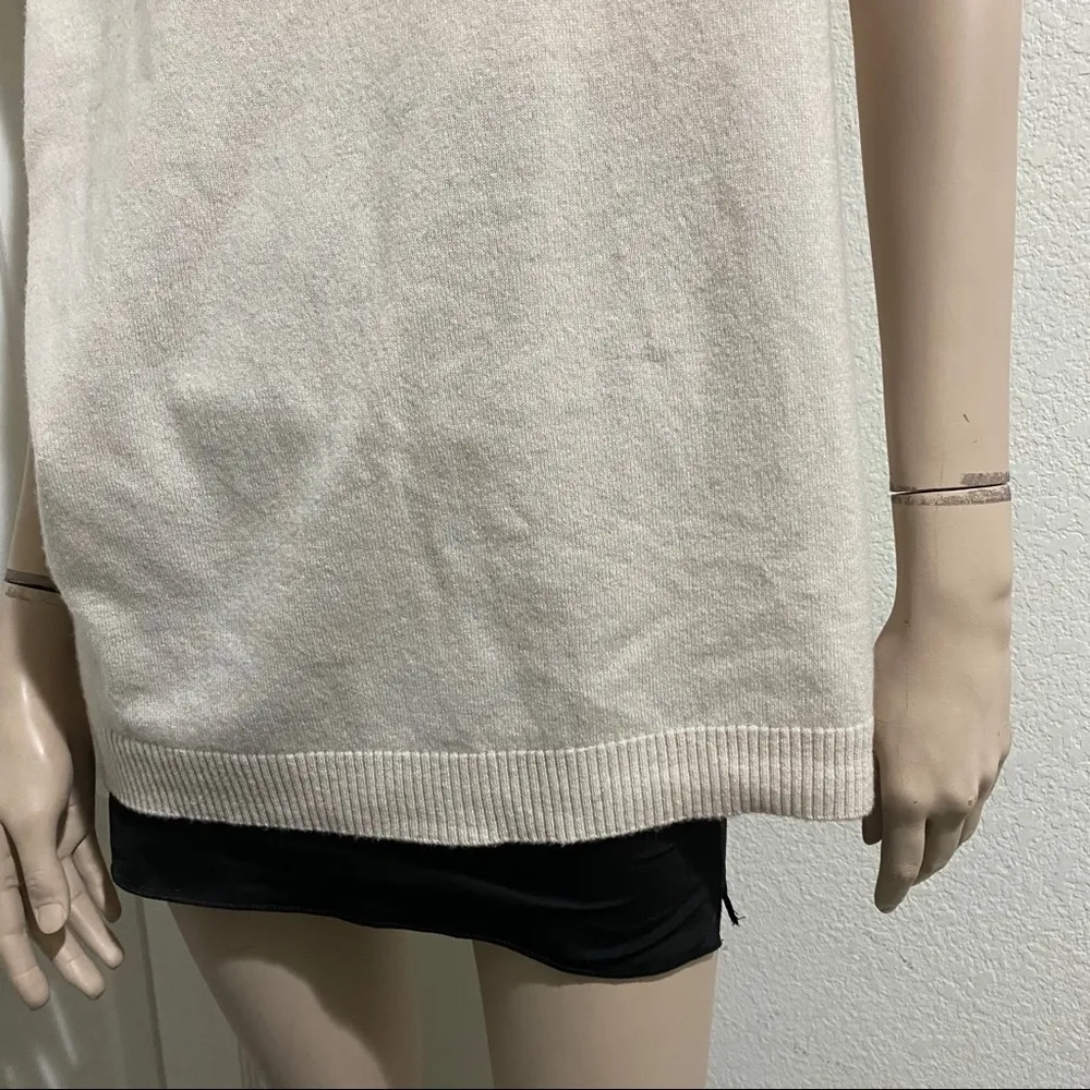 NWT Alexander McQueen Pale Pink Cashmere Cowl Neck Halter Back Sweater Size M - Image 9