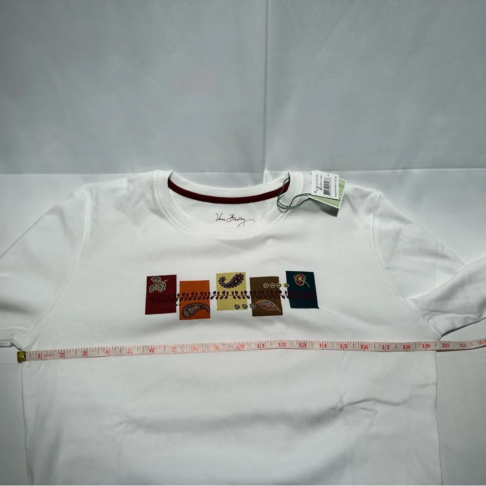 Vera Bradley Tshirt Large* Long Sleeve T Shirt Kensington NEW WITH TAGS - Image 5