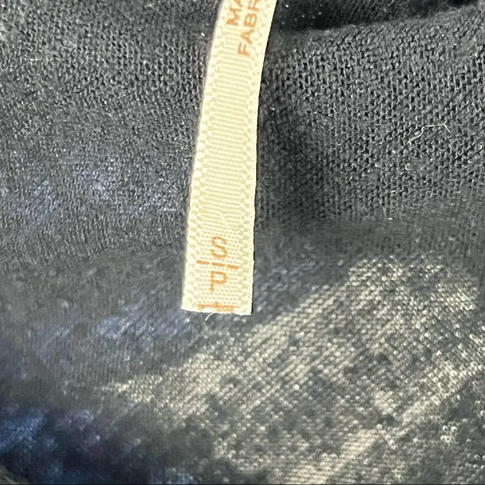 FREE PEOPLE Black Annka Linen Blend One Shoulder Floral Ruffle Bubble Hem Top - Image 4