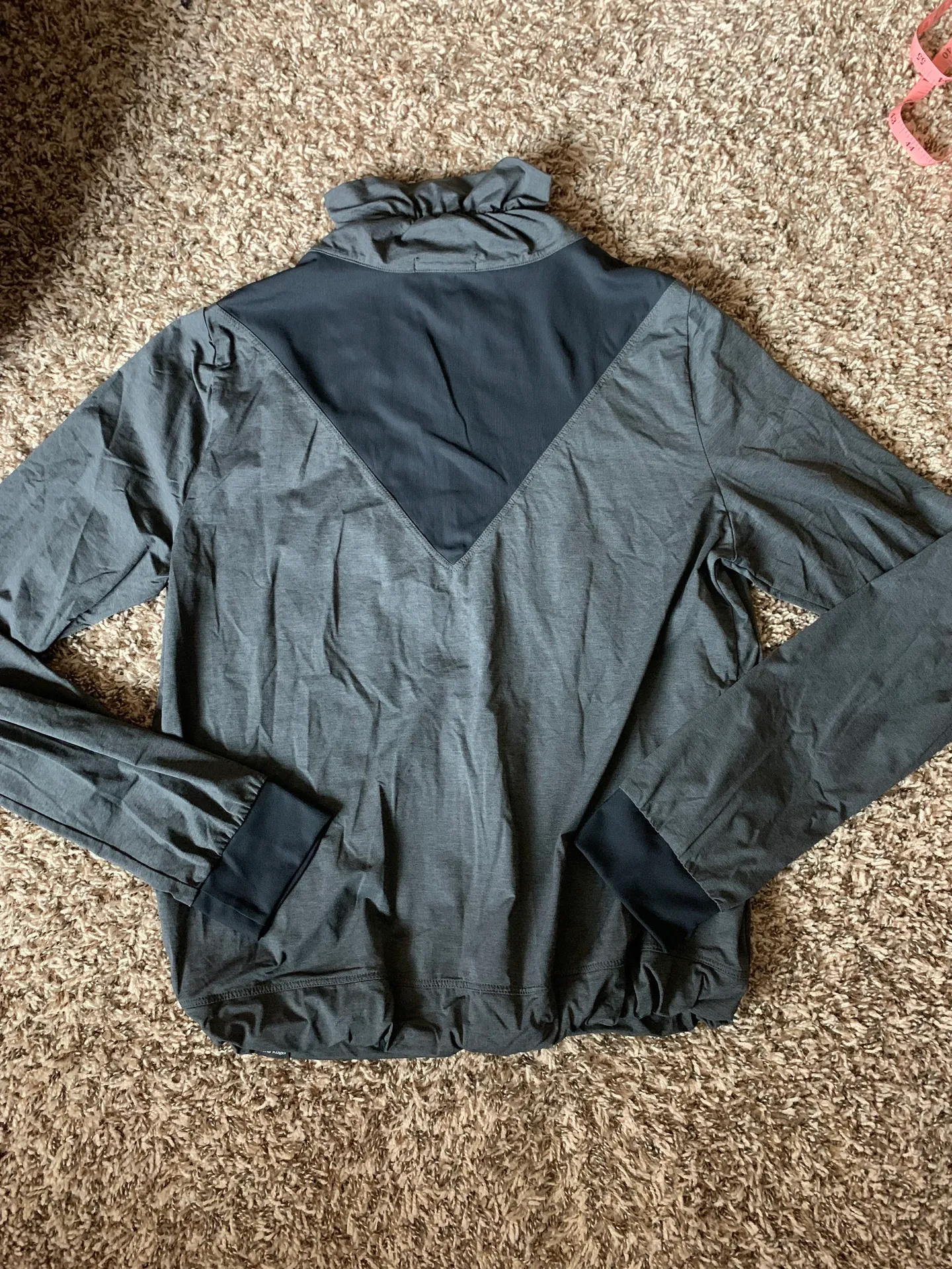 Koral Pace Zip Front Active Jacket Gray Black Large - Image 8