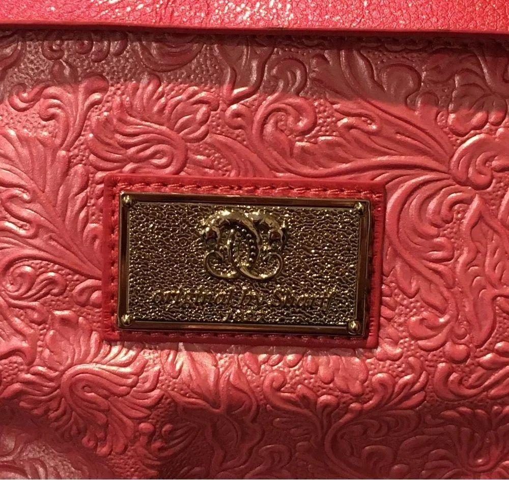 SHARIF 1827 Paisley Pink Shoulder Bag Adjustable Handle Sides - Image 15