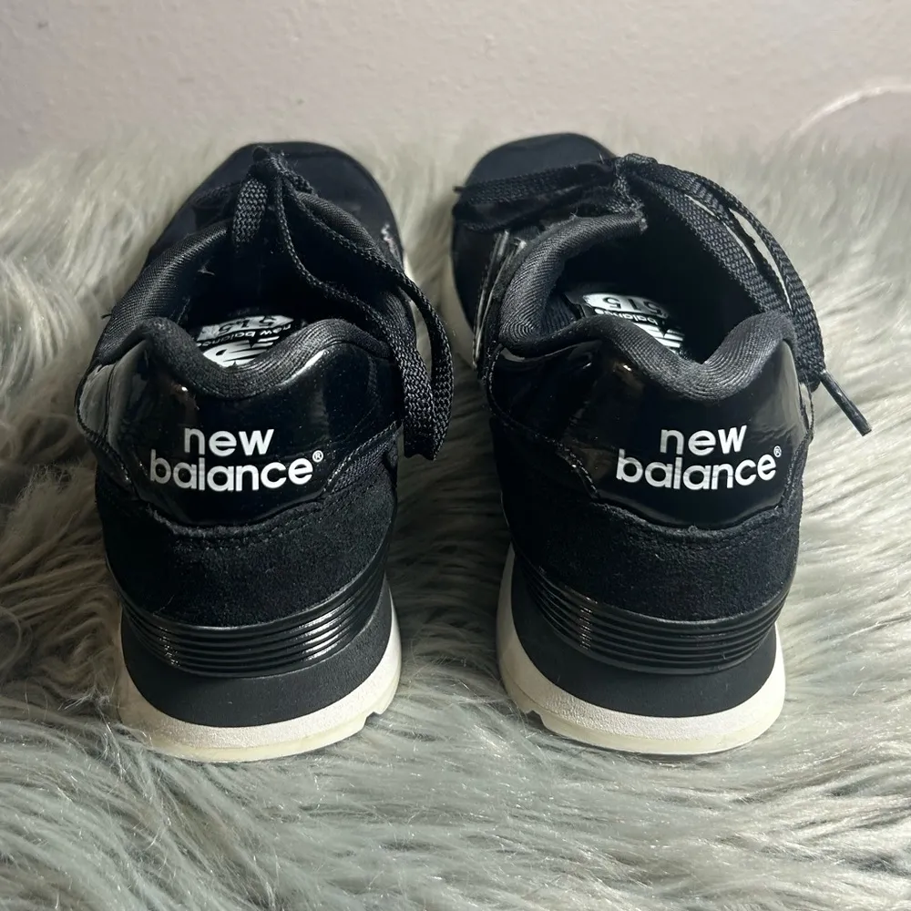 New Balance 515 Women’s Black Purple Sparkle Suede Mesh Sneakers Size 9.5 - Image 6