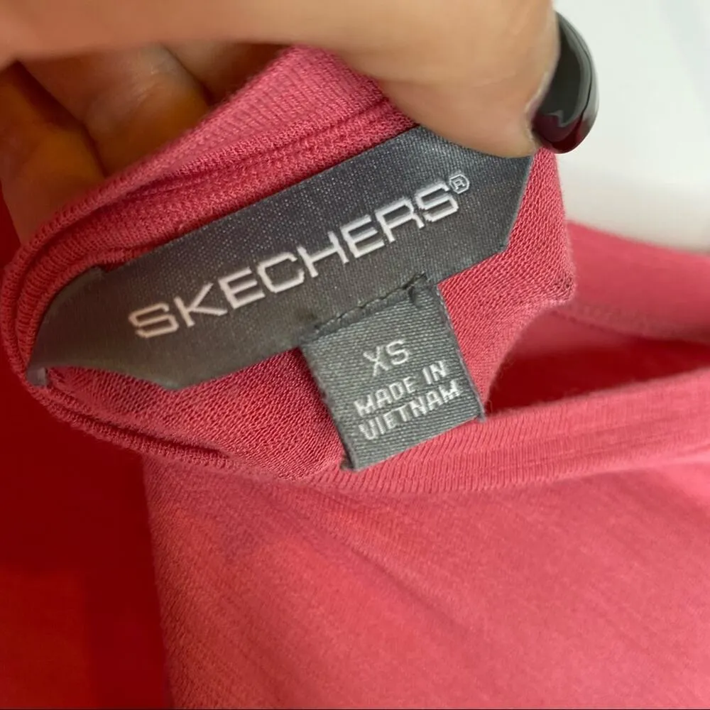 SKECHERS PERFORMANCE Women’s 3/4 Long Sleeve Backless Workout Tee Shirt XS - Image 8