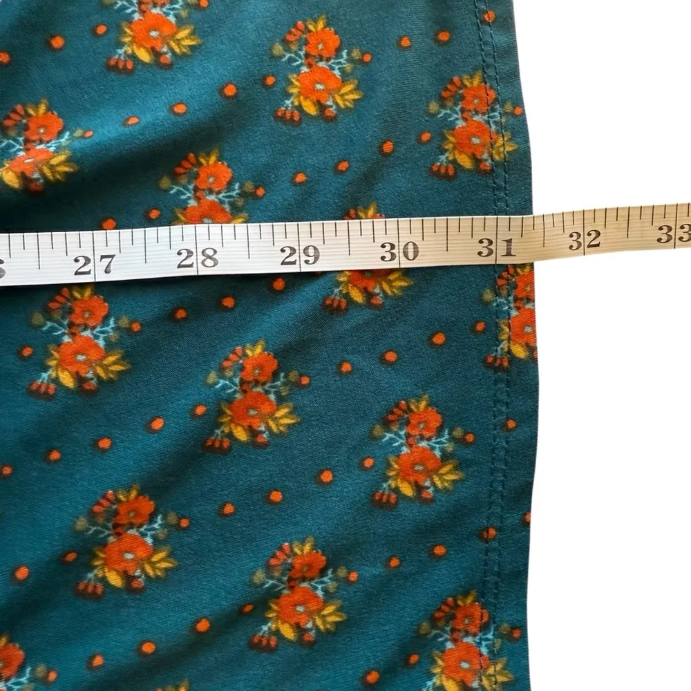 Natural Life Dark‎ Floral Mini Dress Large Stretch Flower Boho Bohemian Forest - Image 9