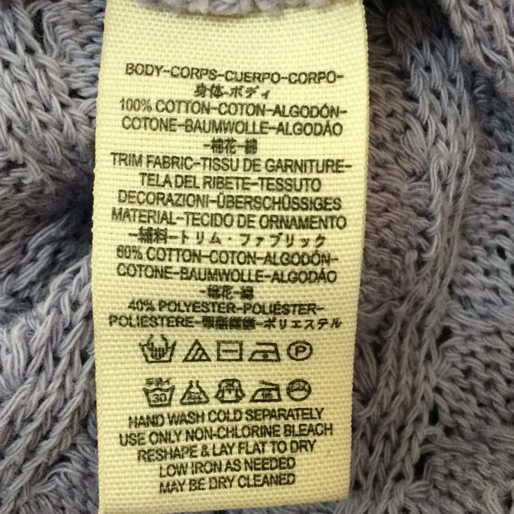 Free People We The Free -  Periwinkle Hacci Open Weave Knit Oversize Sweater - Image 5