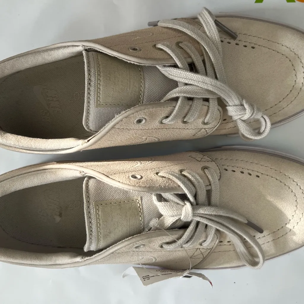 Nike SB Stefan Janoski Decon Light Bone Skateboarding Shoes AH4233 100 WOMEN 7.5 White - Image 5