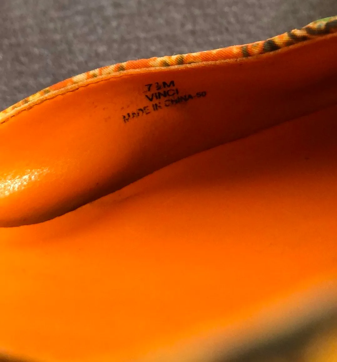 Impo Pointy Orange Design Mules Size 7.5 - Image 9
