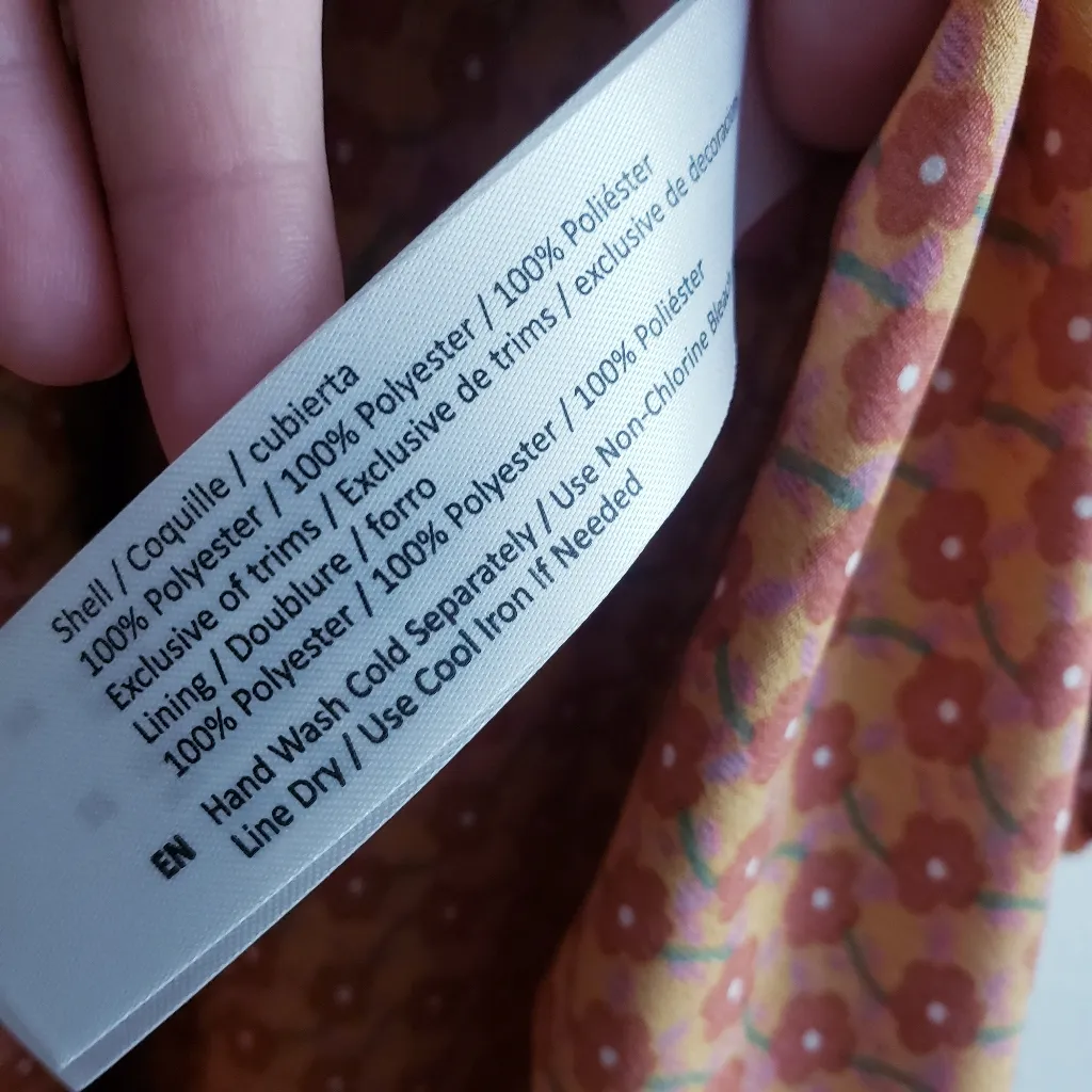 Band Of Gypsies Retro Floral Long Sleeve Mini Dress - Image 9