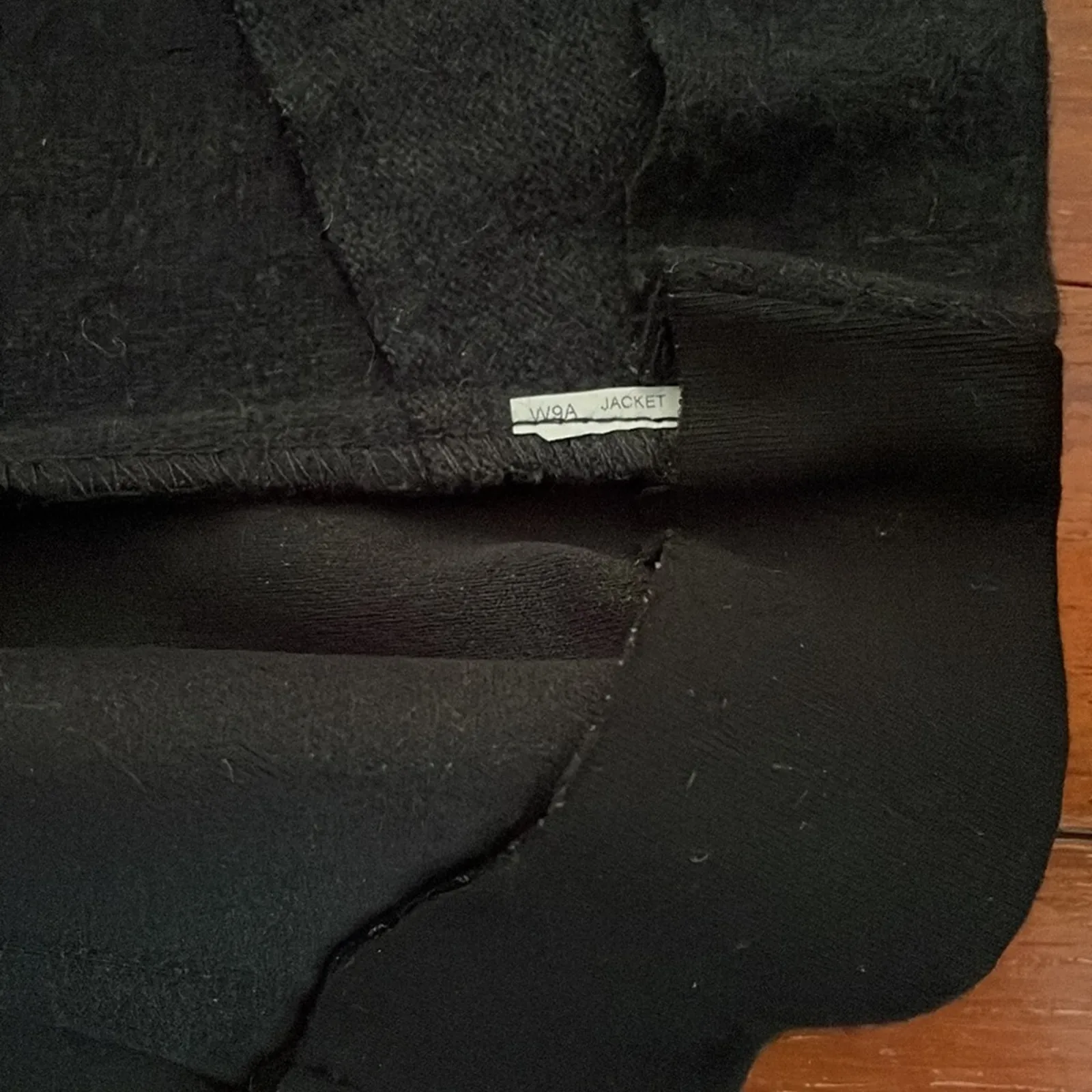 Joseph Ribkoff Black Open Knit Blazer Jacket Sequin Glam Buttons 80s Y2K Mobwife - Image 7