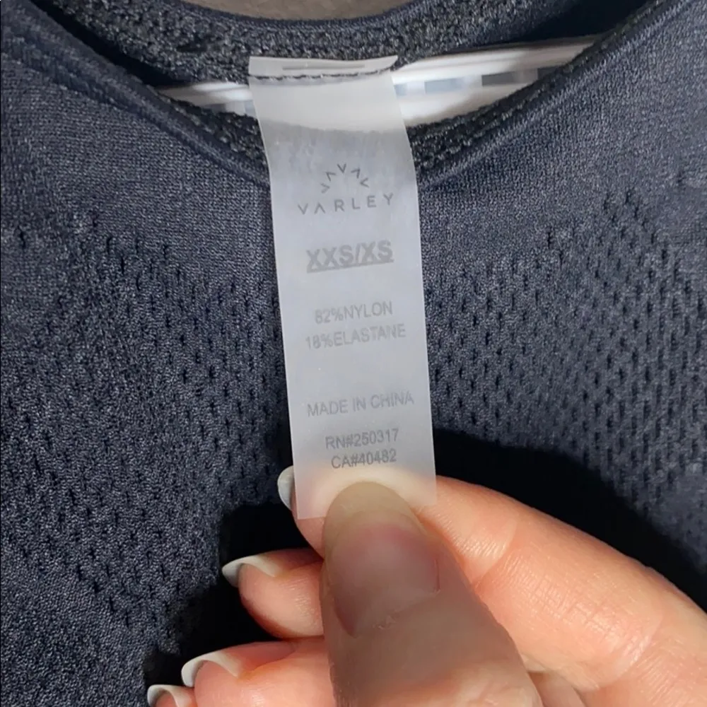 Varley Macapa seamless sports bra in black sz XXS - Image 11