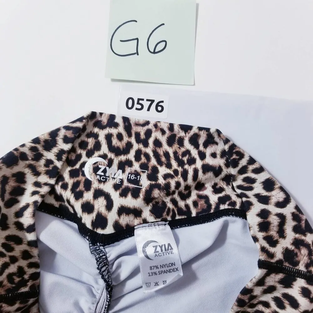 Zyia Active Animal Print Yoga Pants Activewear Gym Workout Pants - Image 12