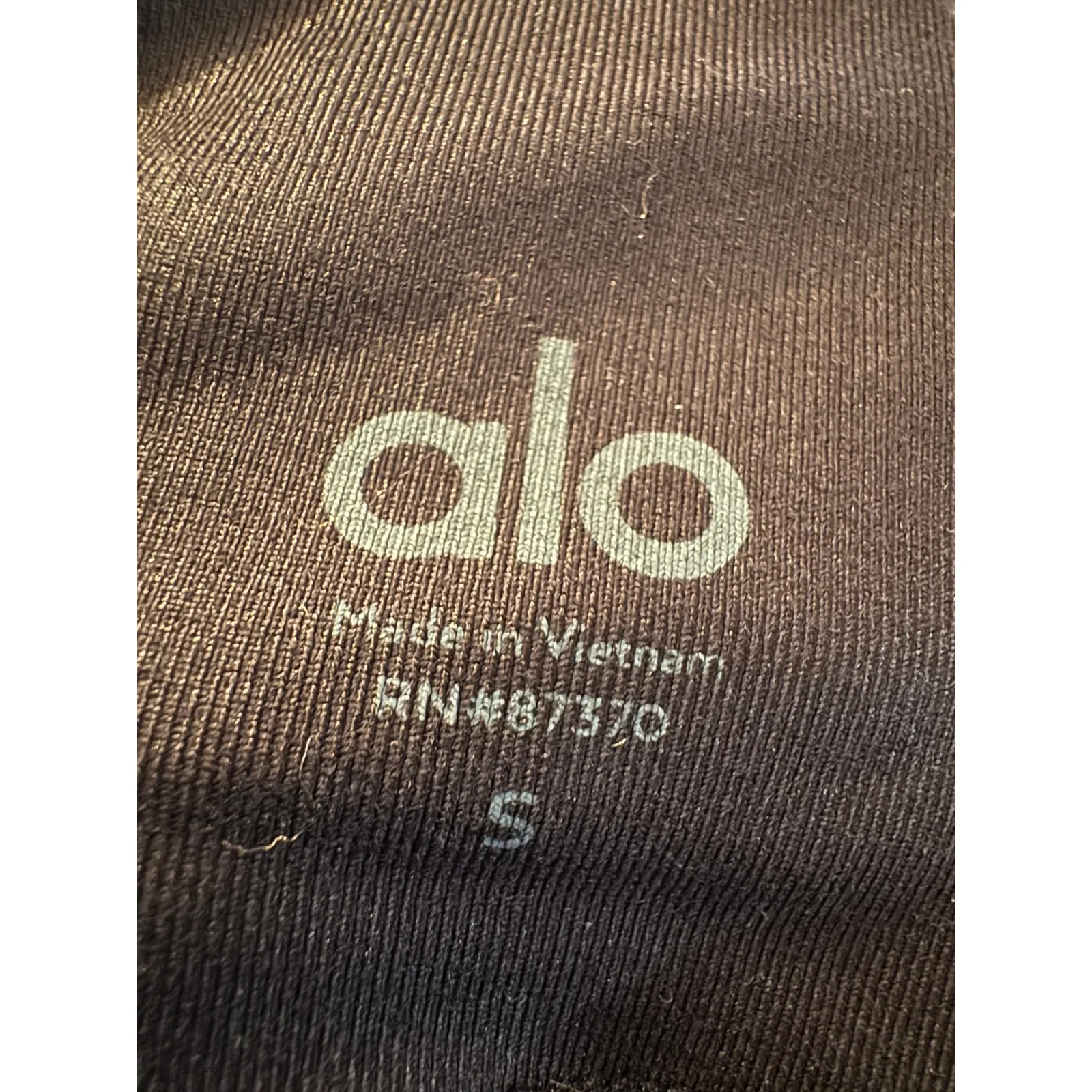 Alo Yoga High Waist Leggings Black Athletic Workout Athleisure Size S - Image 3