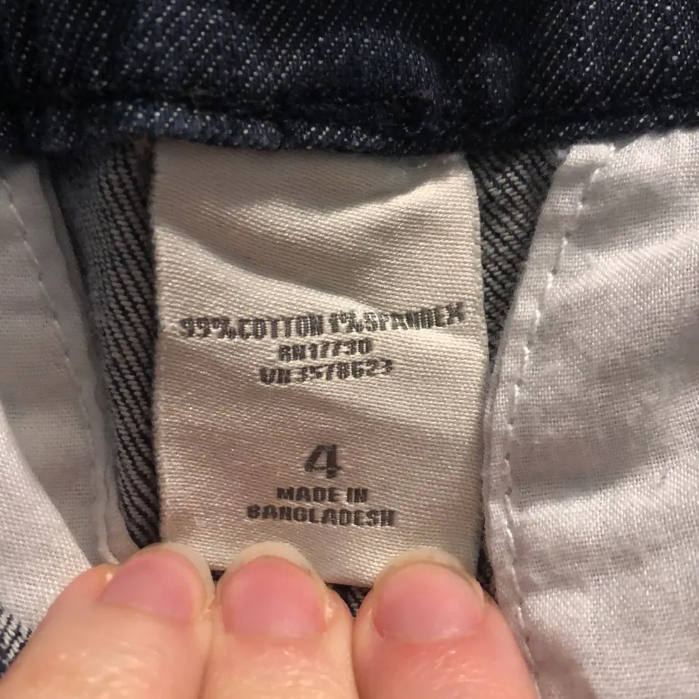 🔹4 for $30 Merona Denim Bermuda Shorts, size 4 - Image 6