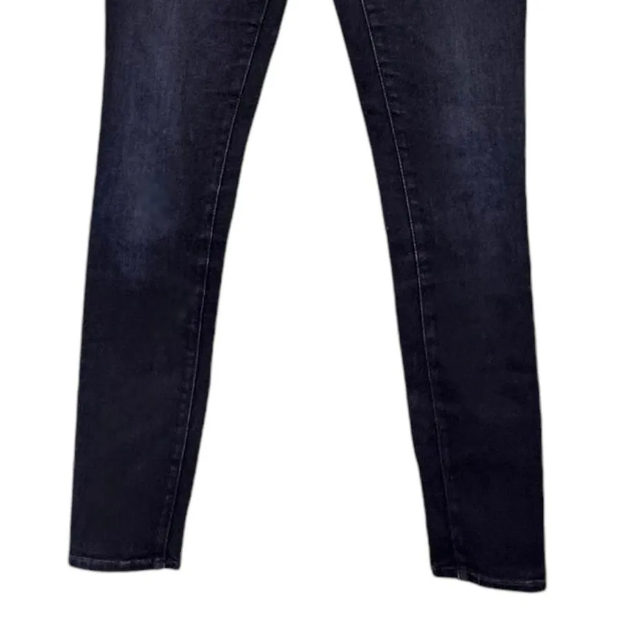 AG Adriano Goldschmied Dark Wash Stretch Low Rise Jeans Denim Pants Size 25R - Image 5