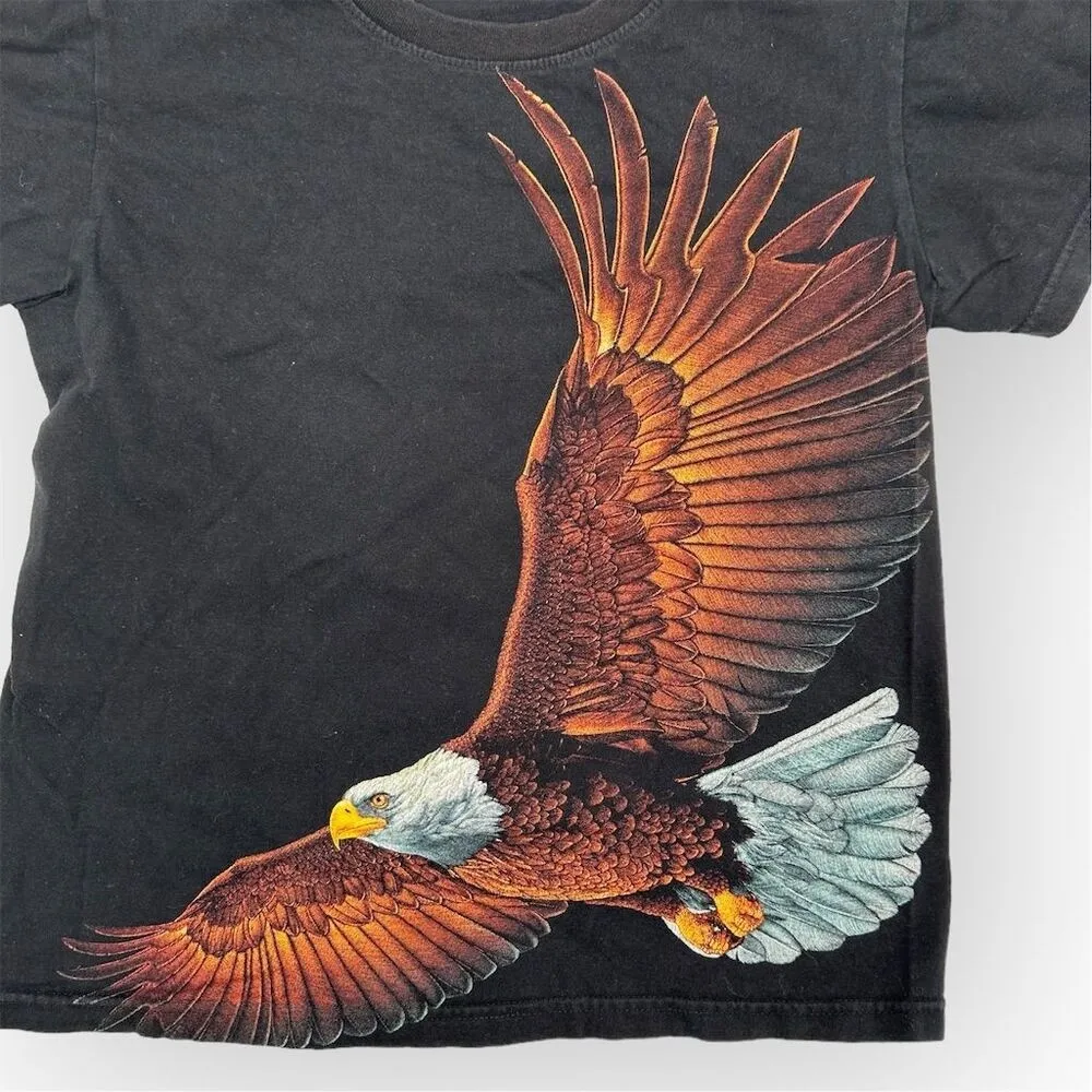 Vintage Liquid Blue Eagle T - Image 2