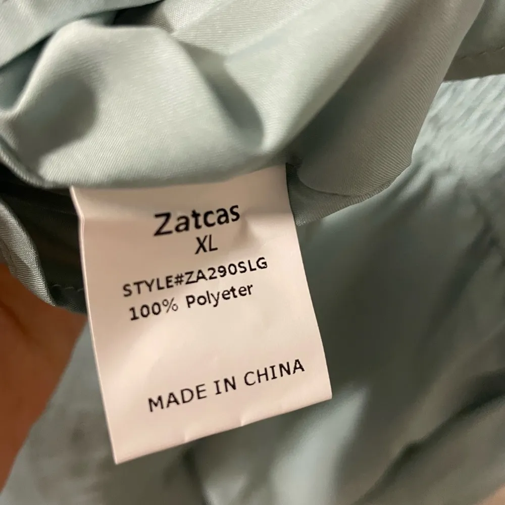 Zattcas Womens Tiered Dress Round Neck Ruffle Cap Sleeve Smocked Midi Dress - Image 7