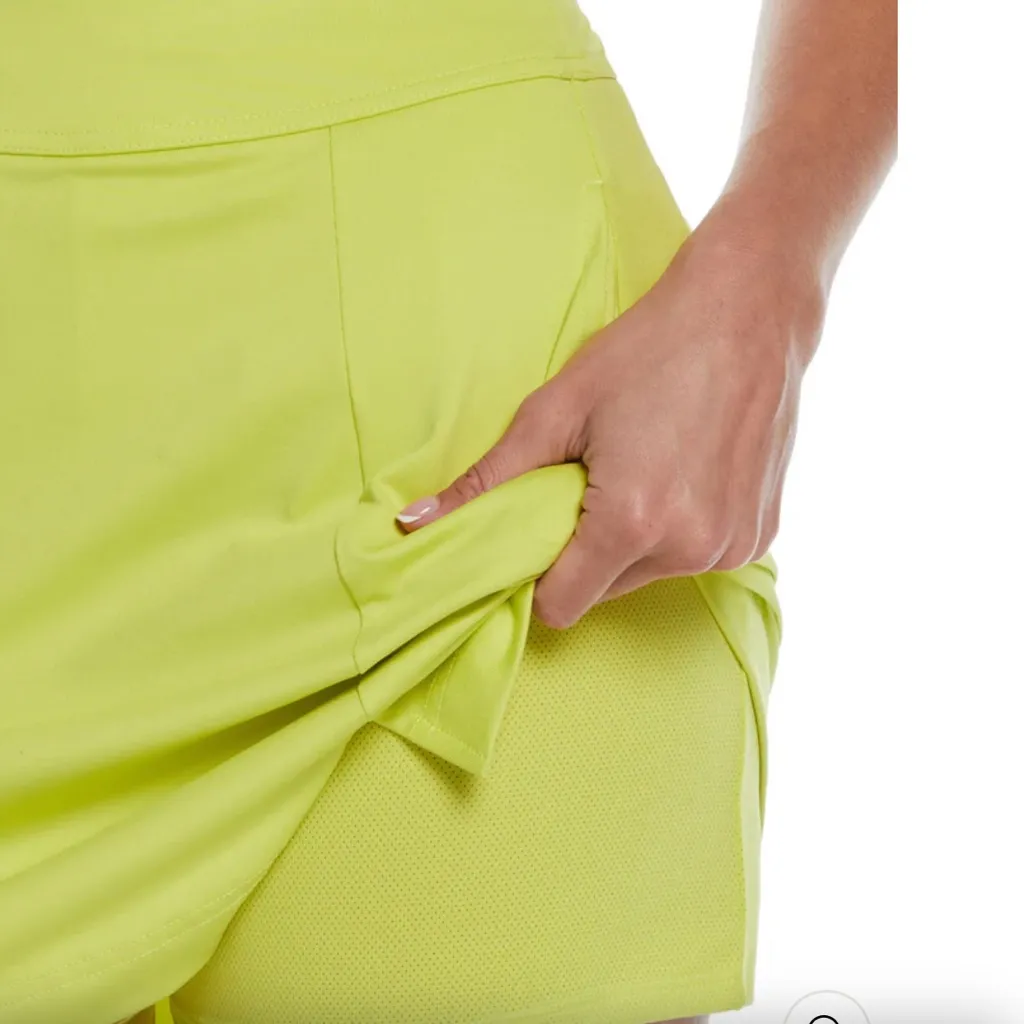 Callaway Womens Solid TrueSculpt Skort Womens Size XL Lime Green Golf Tennis - Image 2