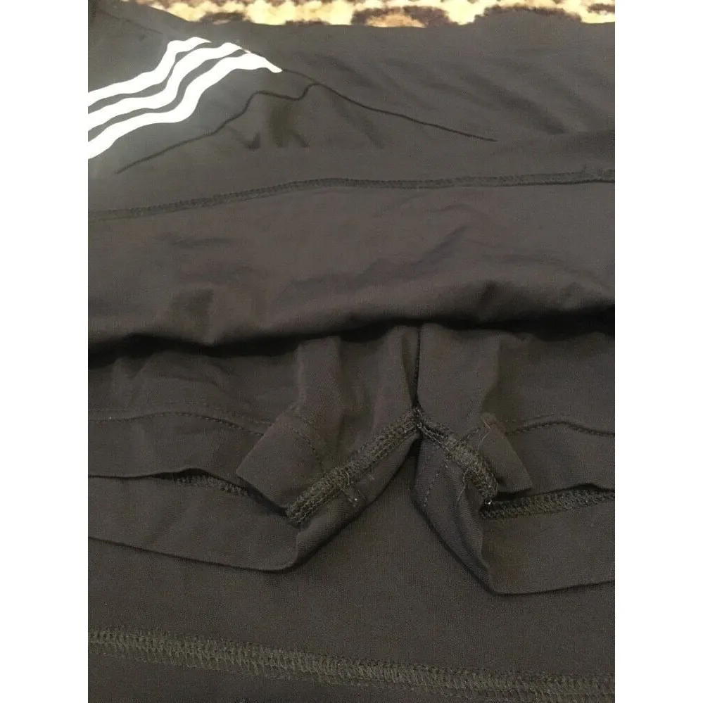 Womens Adidas Supernova Tennis Skort Skirt Built In Shorts XL Black & White - Image 5