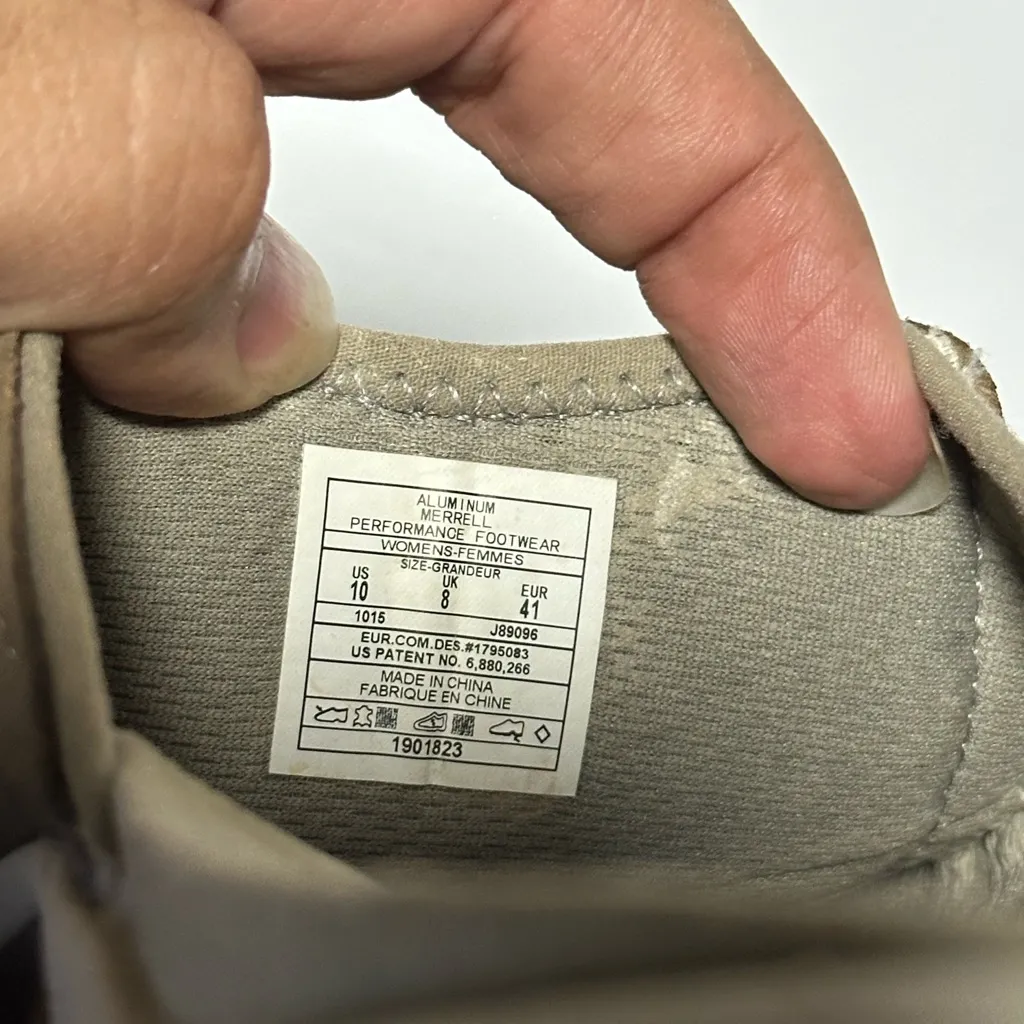 Merrell Brown Tan Mules Comfortable Quilted Design - Image 7