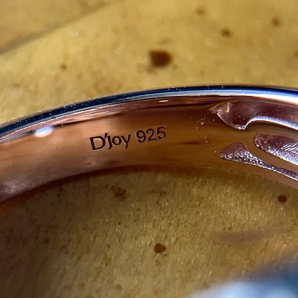 Natural Champagne Diamond Art Deco Ring Size 8 - Image 6