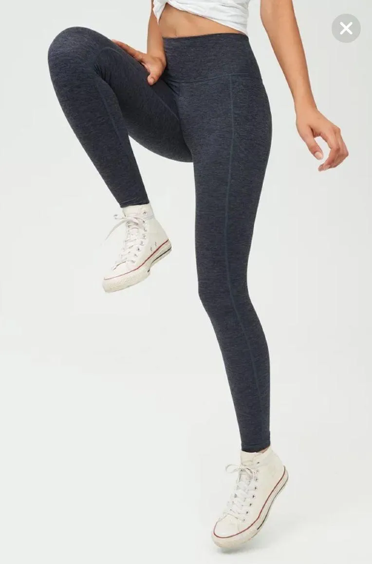 NWT  The Hugger Pocket Leggings Heathered Navy Small - Image 2
