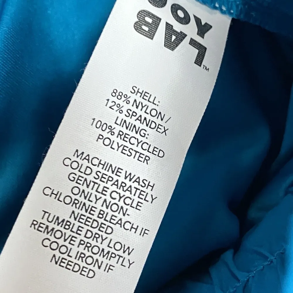 Joy Lab Women High Waist Nylon Shorts Lined Size XL Blue Outdoor Athleisure Gym - Image 8