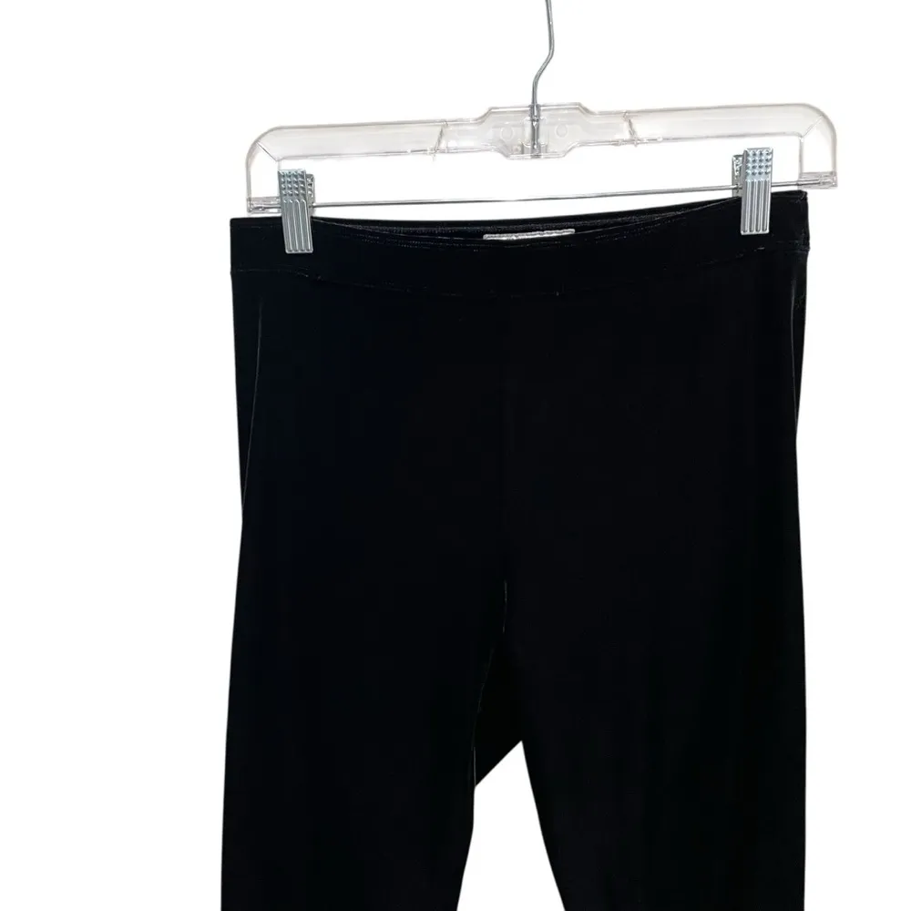 Abercrombie & Fitch Velvet Leggings Black Women’s Size Medium - Image 3