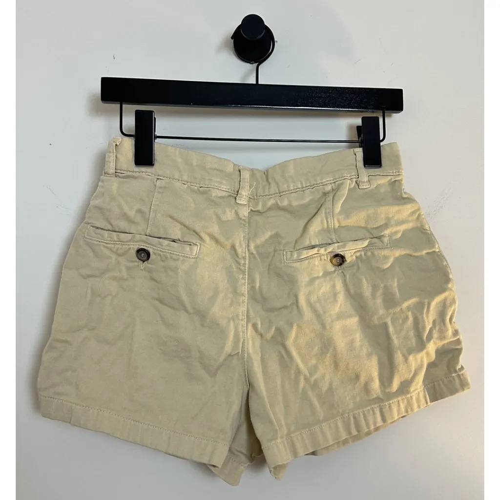 FREE PEOPLE Billie Chino Shorts in Almond Milk Size US 0 - Image 6