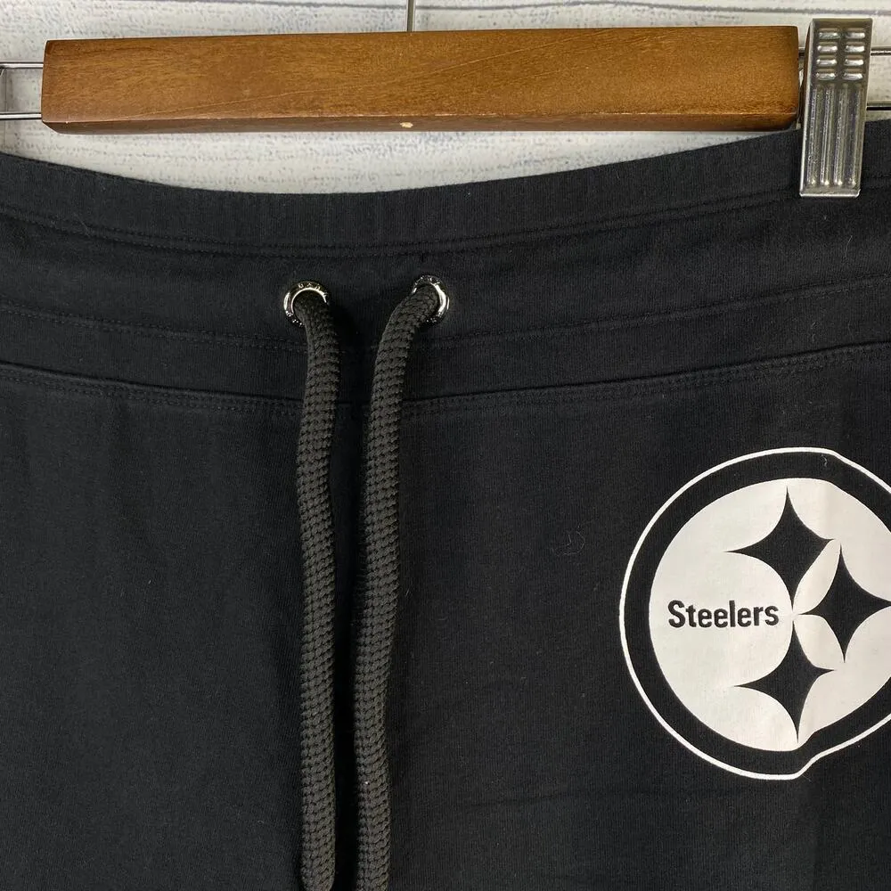 DKNY Sport Pittsburgh Steelers Womens Black Joggers Sweatpants size Small - Image 3