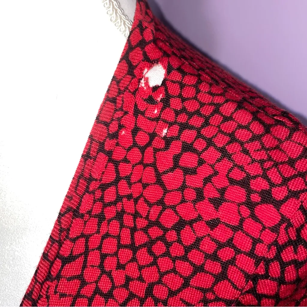 DVF Wool Midi Wrap Dress Women S Long Sleeve Office Professional Career Luxury - Image 3