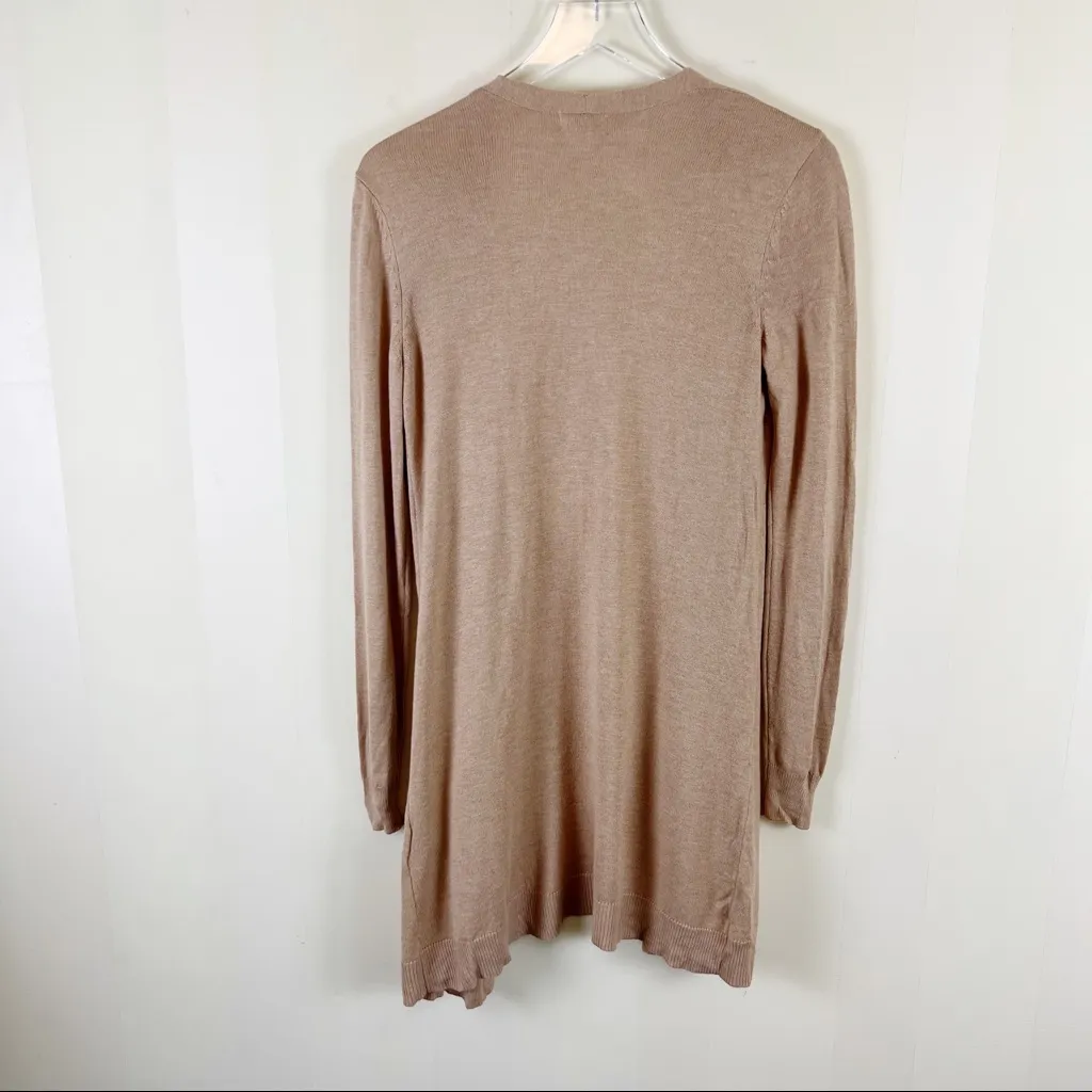 Maison Jules Essential Camel Heather Cardigan in Size XS NWT - Image 3