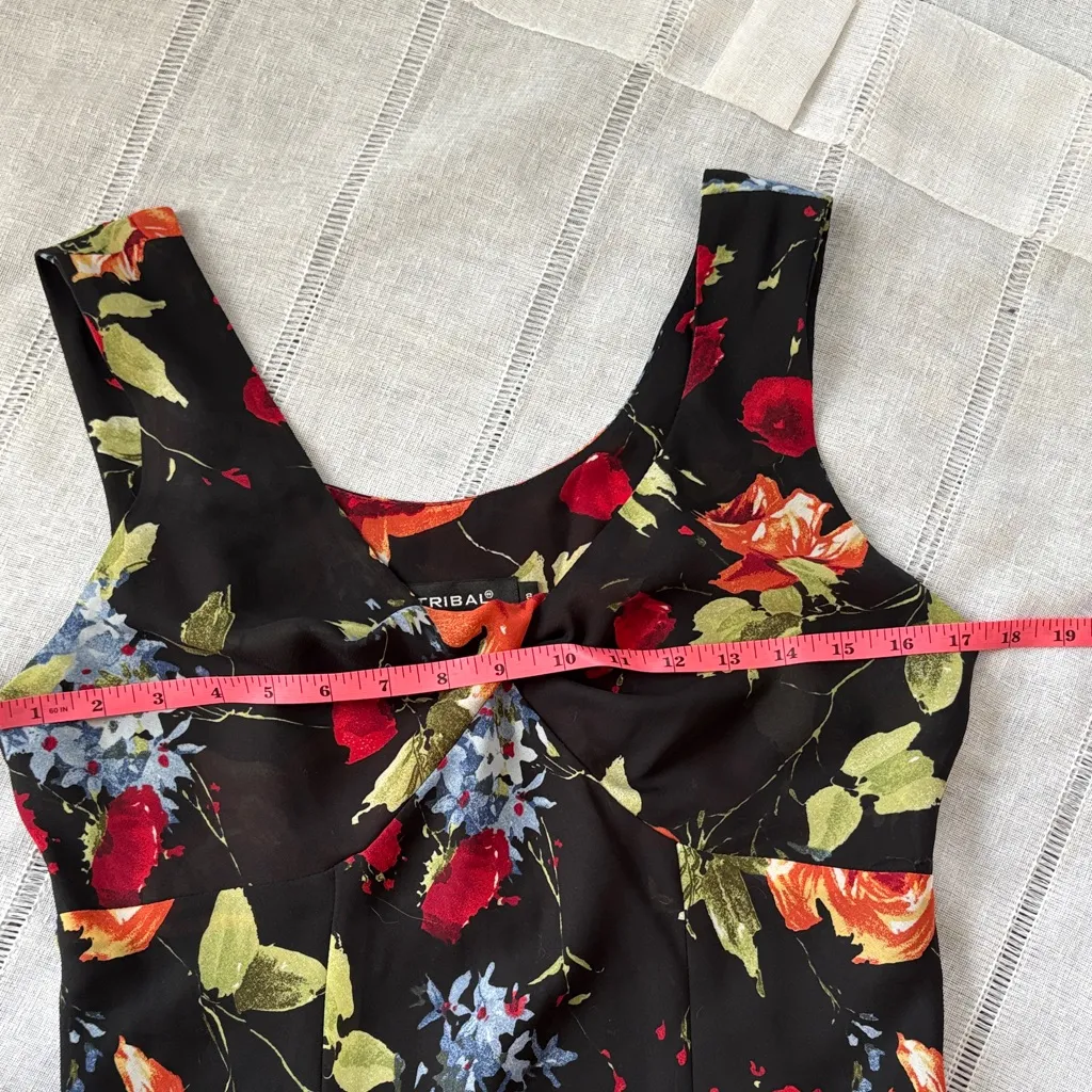 Tribal Vibrant Floral Maxi Dress - Image 12