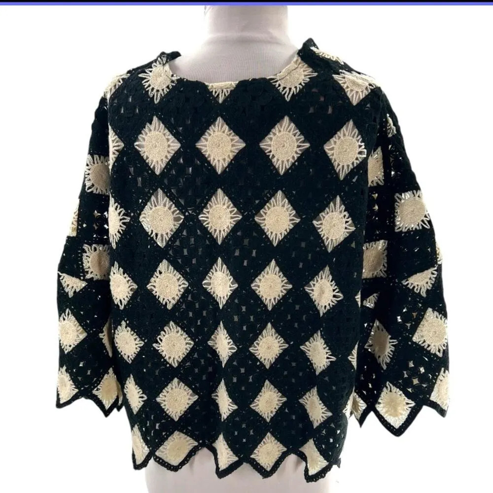 Free People Beach House crochet top sz XS S - Image 6