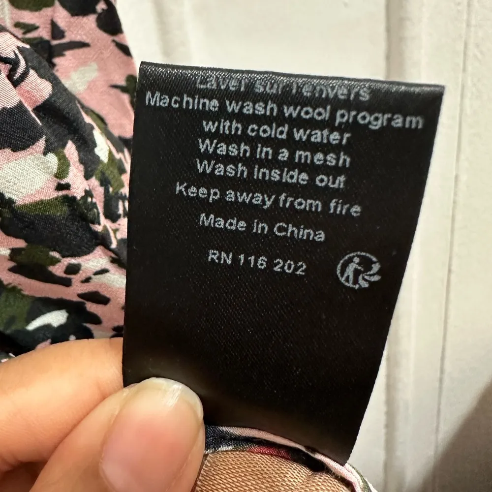 Zadig & Voltaire Dress Texas Disco Fever Skeletons Pink Black Red Ruffles L - Image 7