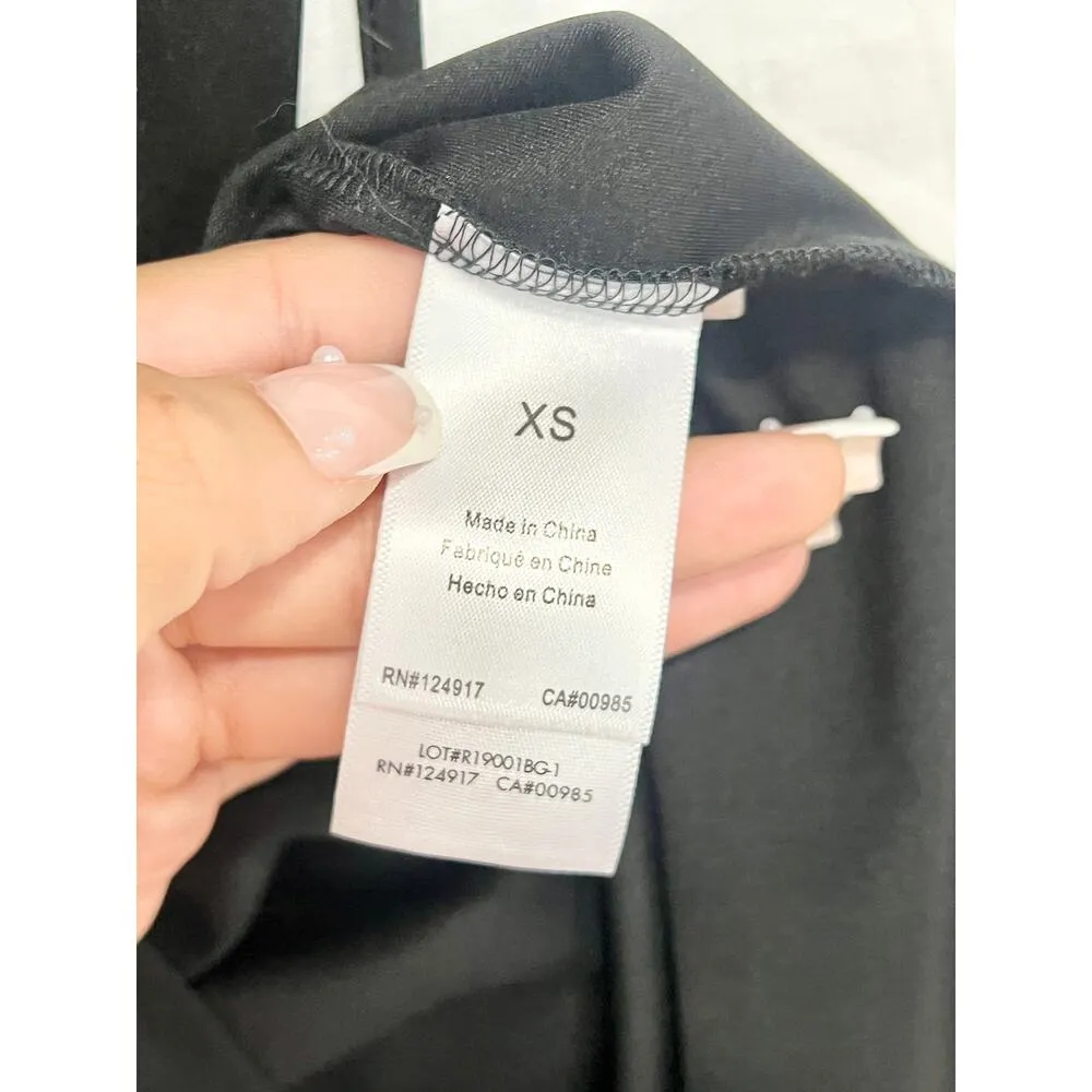 WeWoreWhat Ruched Bandeau Top & Cutout Midi Skirt Set Black Women's Size XS - Image 11