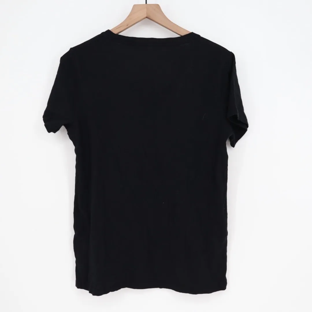 American Giant Classic V Neck T Shirt Black Made in USA Size L Size L - Image 5