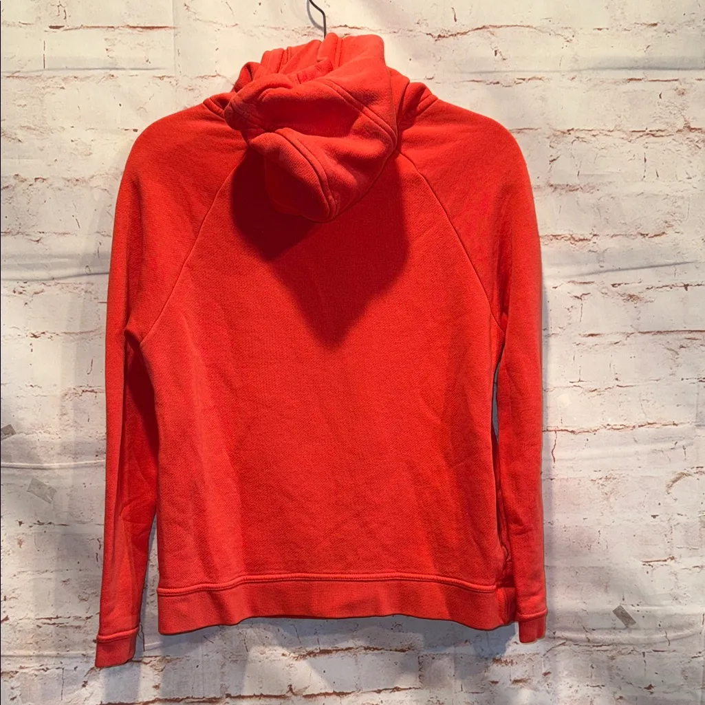 Nike Women Sportswear Rally Hoodie Ember Glow logo small pullover pockets red - Image 4