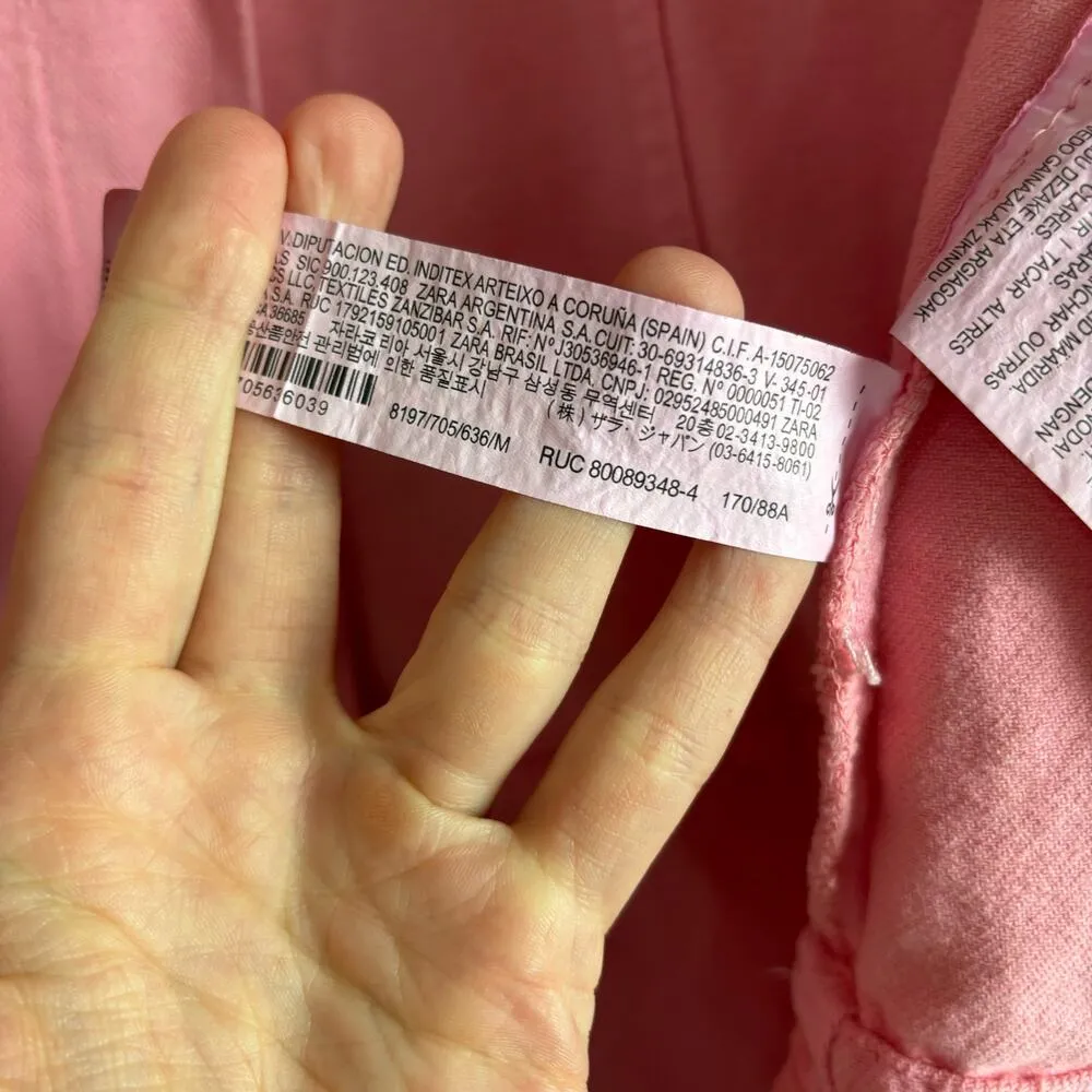 Zara Oversized Denim Button Down Shirt Jacket - Image 7