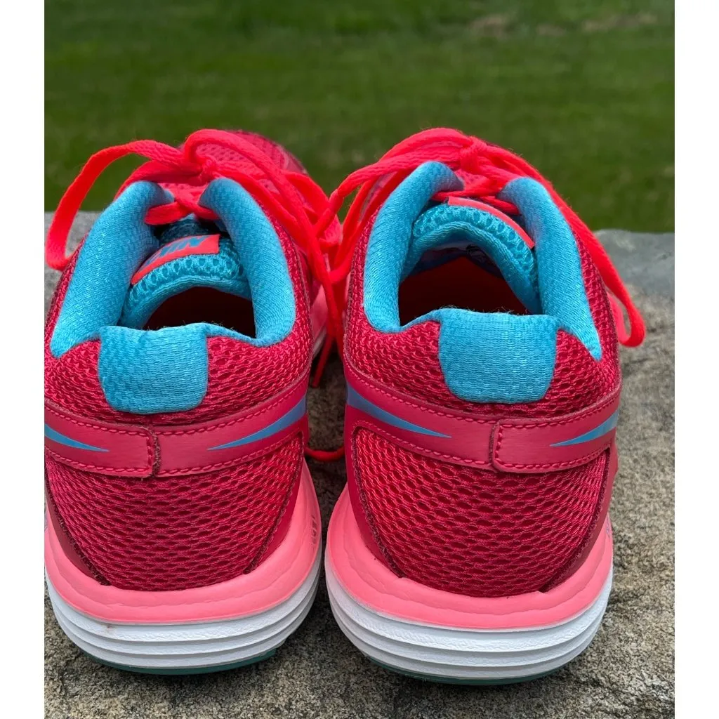 Nike Dual Fusion Lite Hot Pink Blue Running Shoes Women Size 8.5 - Image 4