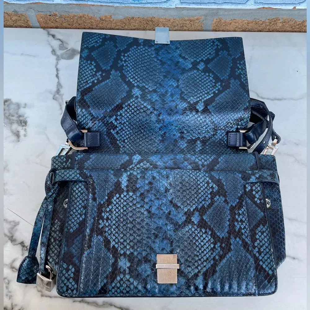 ZADIG & VOLTAIRE Optimiste snake leather crossbody bag - Image 8