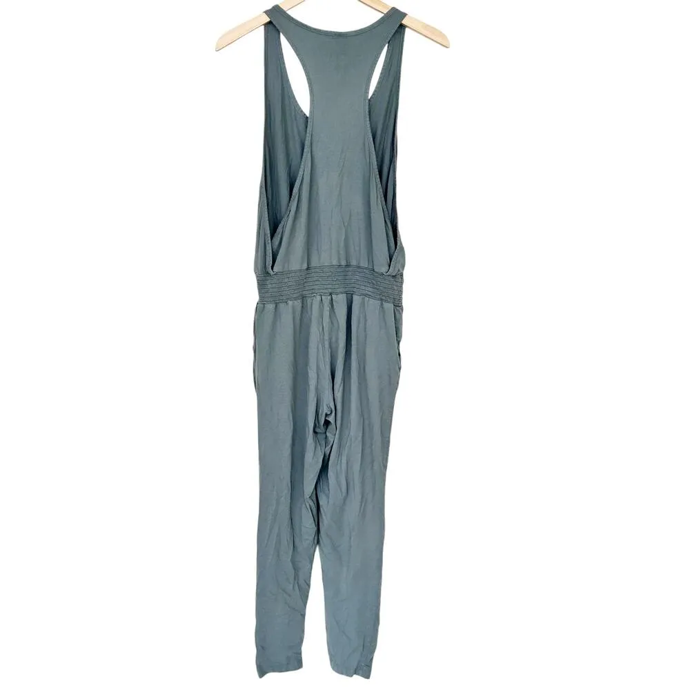 Bobi Los Angeles Green Sleeveless Jumpsuit Sz M - Image 7