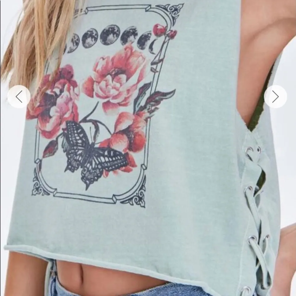 Forever 21 Butterfly Graphic Muscle Tee - Image 5