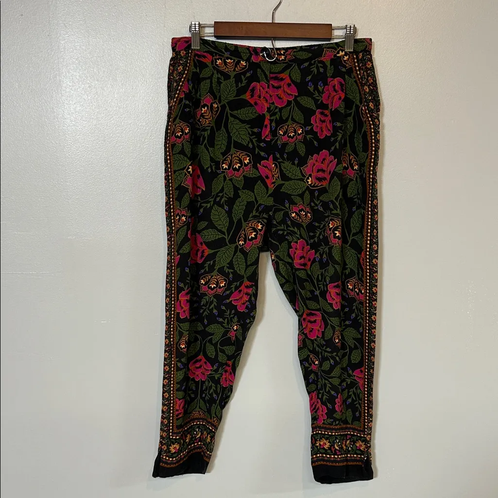 Farm Rio Pants‎ Lightweight Printed Viscose Size Large - Image 3