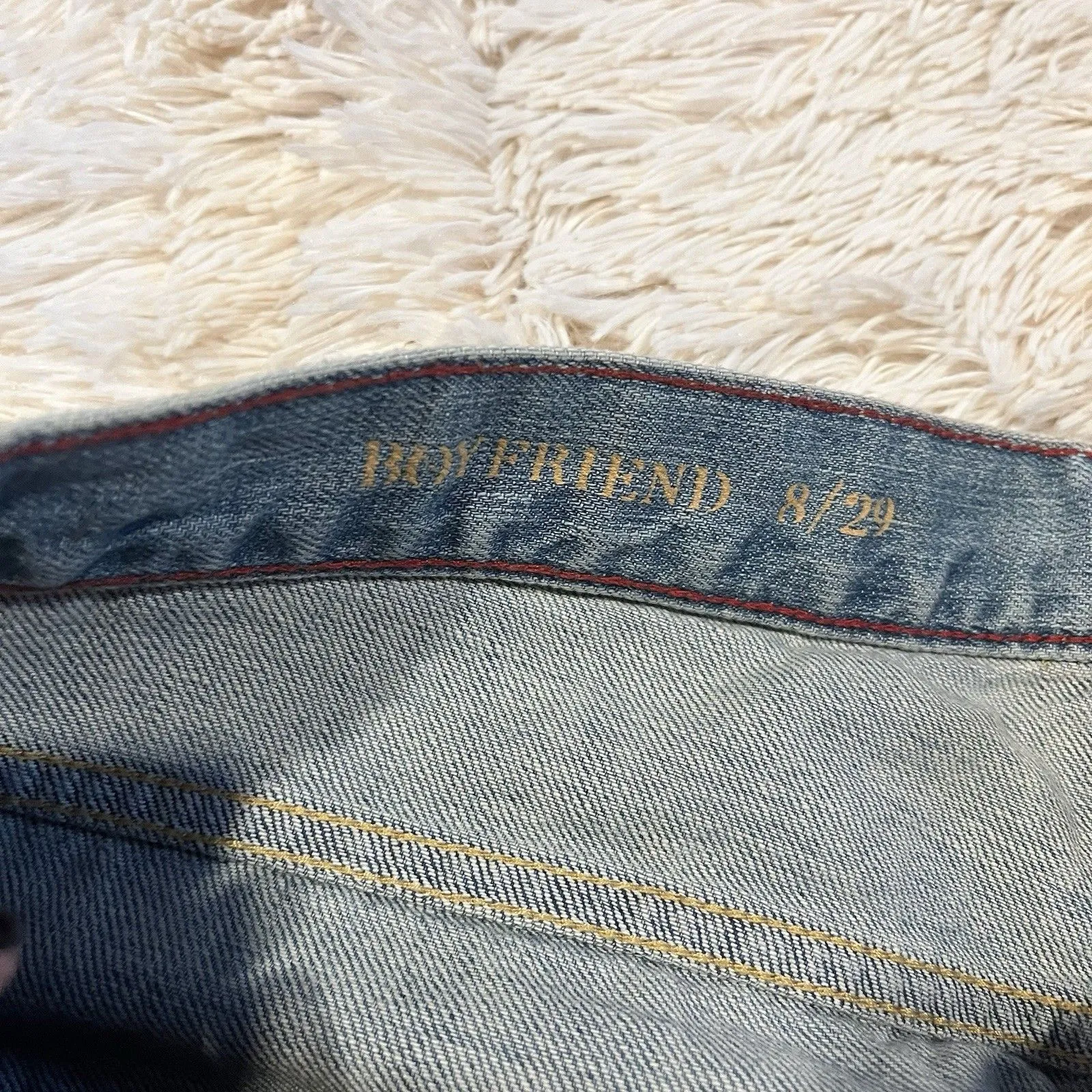 Talbots Womens Boyfriend Jeans Tapered Size 8 NWT Gorgeous Wash $89 MSRP - Image 12