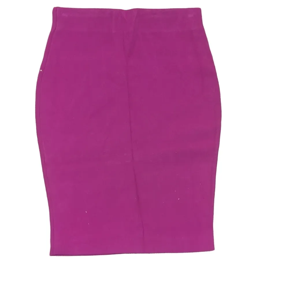 Express Body Contour Magenta Pencil Skirt Size XS - Image 3