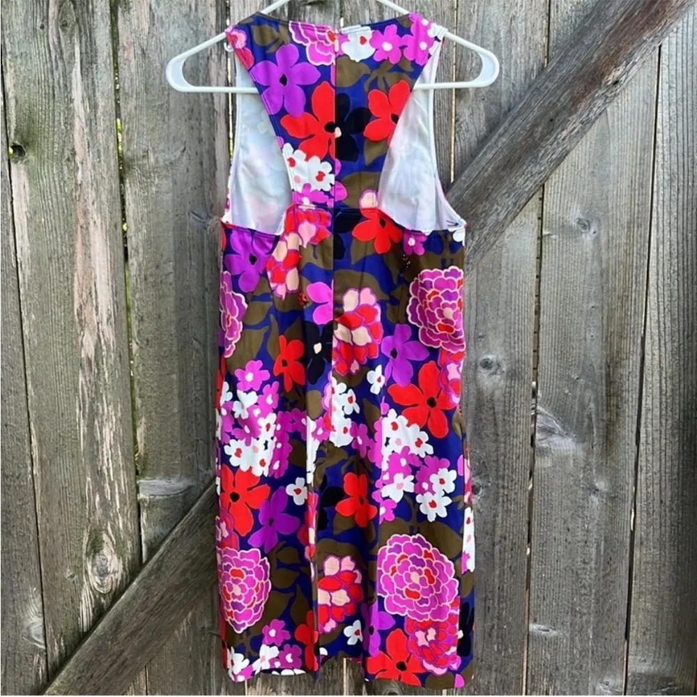 Like New Trina Turk Cosme Greenhouse Floral
Stretch Racerback Dress Size 8 - Image 6