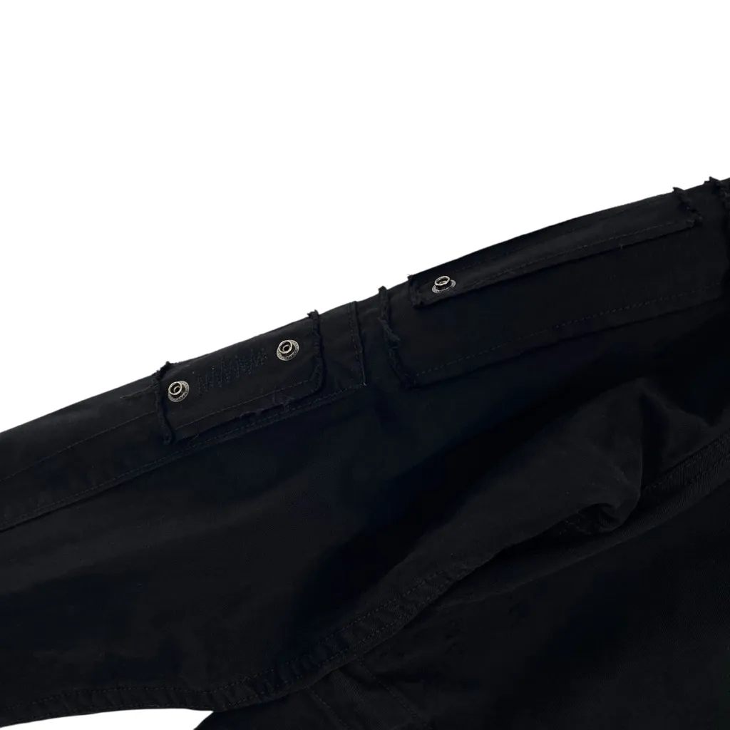 Zadig & Voltaire Bart Black Grunge Coat Embroidered Skull Spike Military Jacket - Image 6