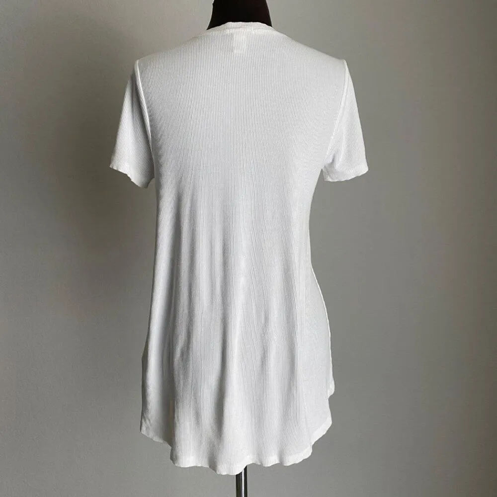 Forever 21 top short sleeve‎ ribbed casual lounge size S - Image 4