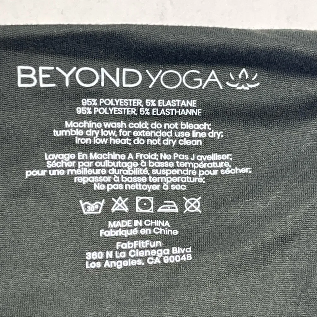 Beyond Yoga Pocket Infinity Scarf Black Zipper Pocket Athletic FabFitFun NEW‎ - Image 4